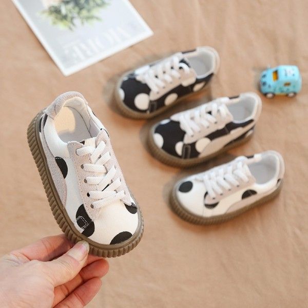 Children's shoes 8192 men's and women's round dot ...