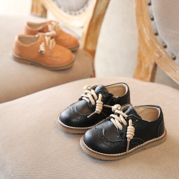 Children's shoes retro British style children's sh...