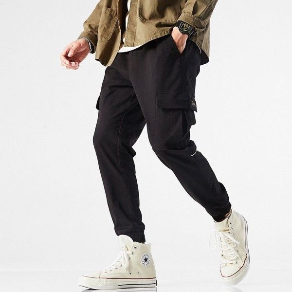 Spring 2020 new men's casual Leggings fashion brand men's loose casual camouflage Harun long pants
