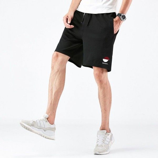 Men's casual shorts summer new youth Korean slim fashion sports running straight tube ant Zou pants
