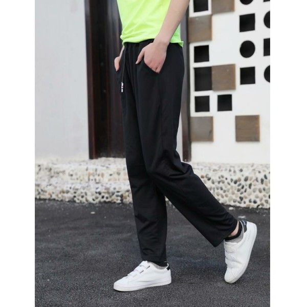 Spring and autumn new style leisure sports pants Korean cotton pants slim casual men's pants manufacturer wholesale customization
