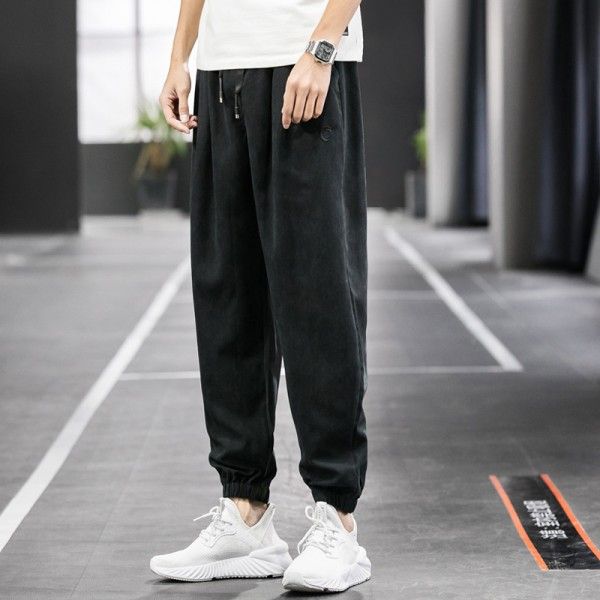 Men's wear Korean casual pants men's loose Trend Sports overalls Harem Pants spring summer 2020 thin 