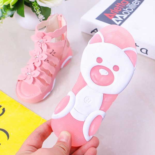 Children's shoes for foreign trade children's sandals with bear bottom