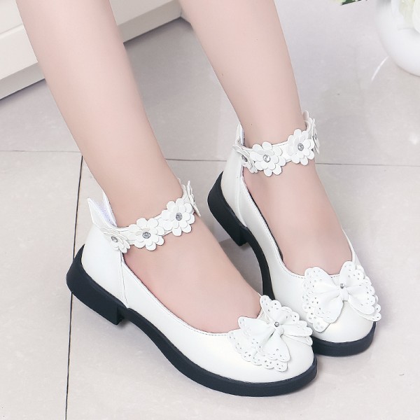 Children's shoes autumn 2020 new children's shoes Korean fashion girl's single shoes bow princess shoes