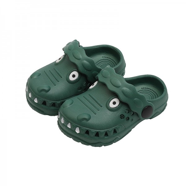 Children's slippers baby hole shoes new anti slip soft sole EVA male and female children wear Baotou indoor cool slippers 