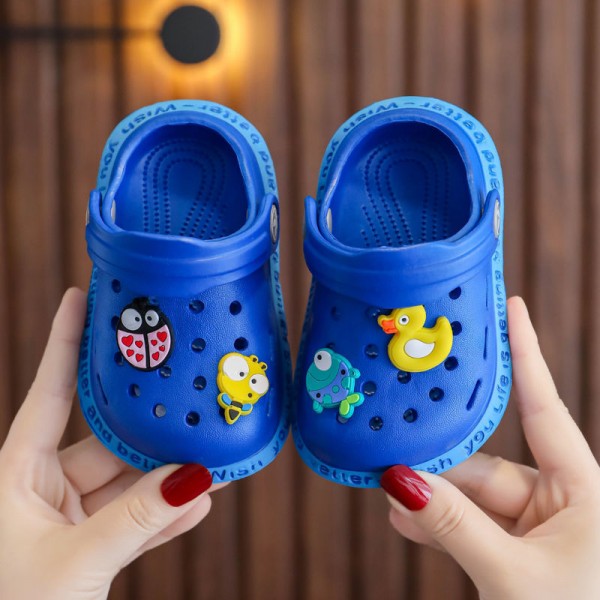 Children's slippers summer girl lovely princess indoor soft bottom non slip boys' baby household Baotou sandals 