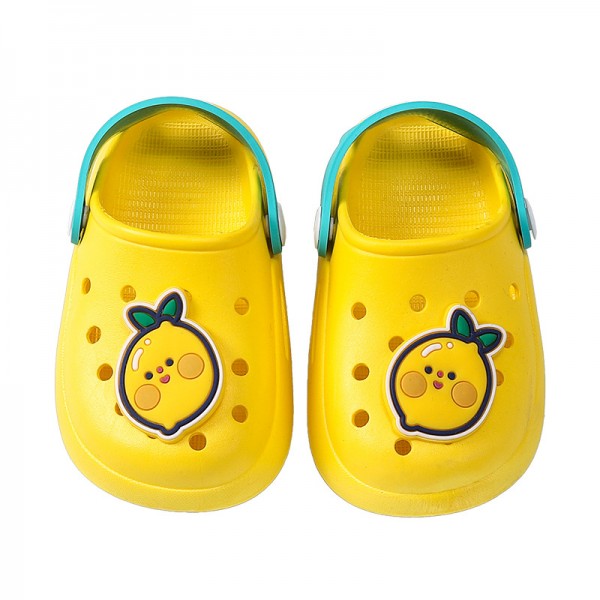 Children's slippers hole shoes anti slip in summer middle-aged and older children, boys and girls, children wear soft beach shoes and sandals outside 