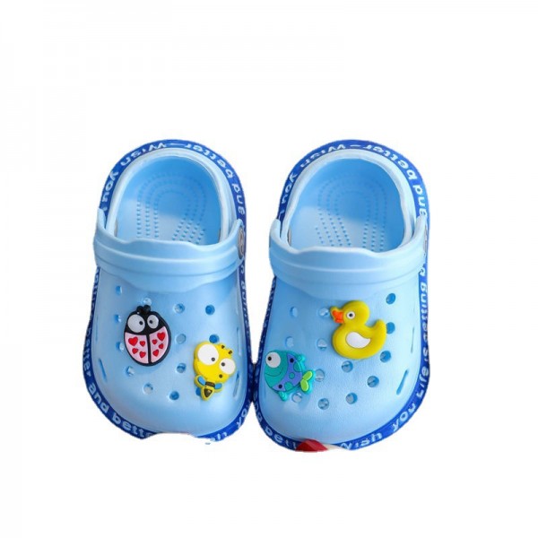 Children's slippers summer girl lovely princess indoor soft bottom non slip boys' baby household Baotou sandals 